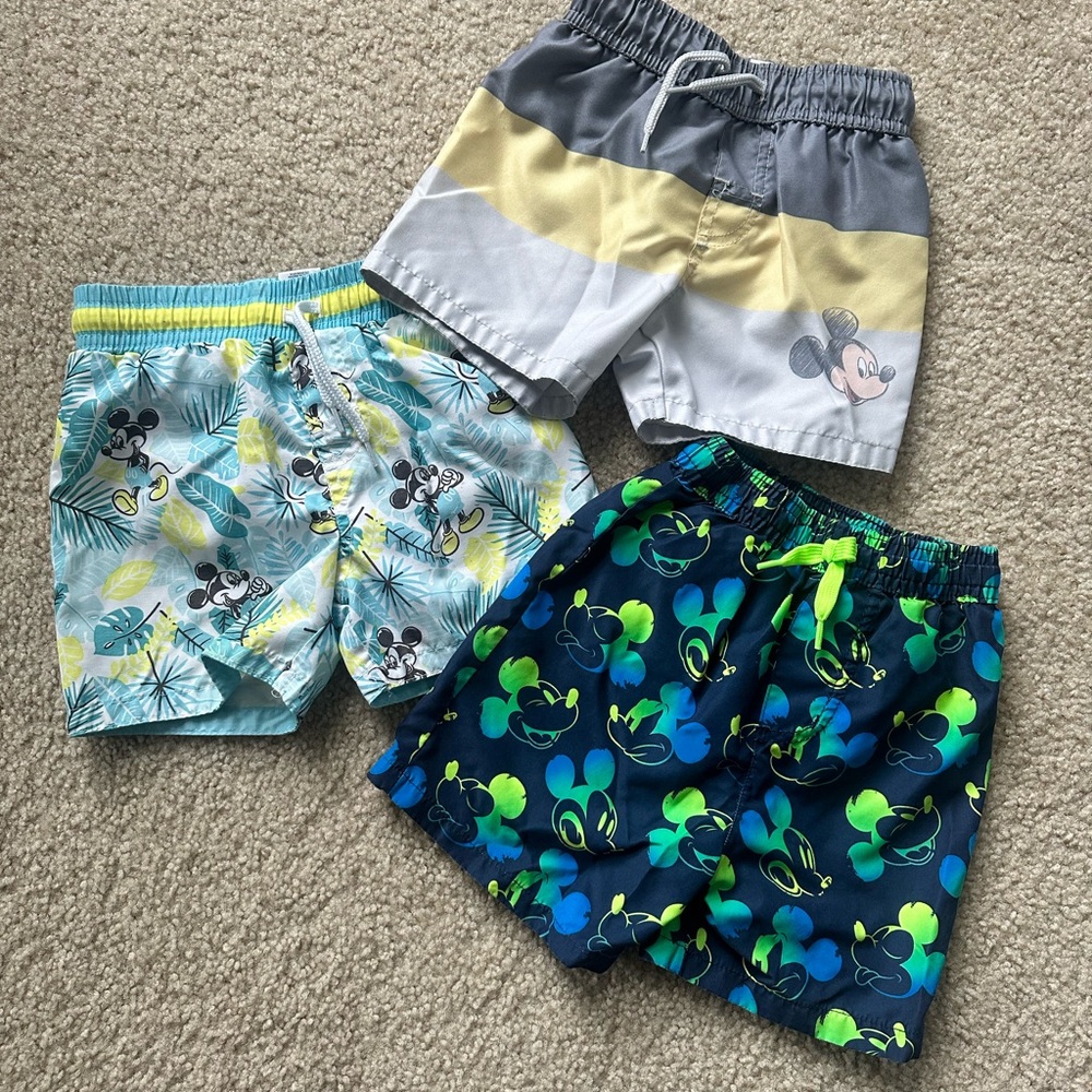 Disney Mickey Mouse Aqua Swim Shorts